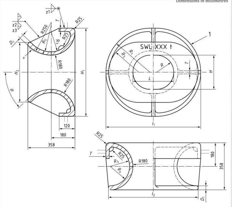 ISO 13728 Panama Chock Type B - Boomarine