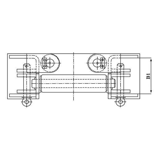 CB 3062 four-roller fairlead type BA size chart 3