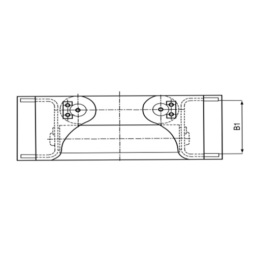 Three roller fairlead Type A size chart 1