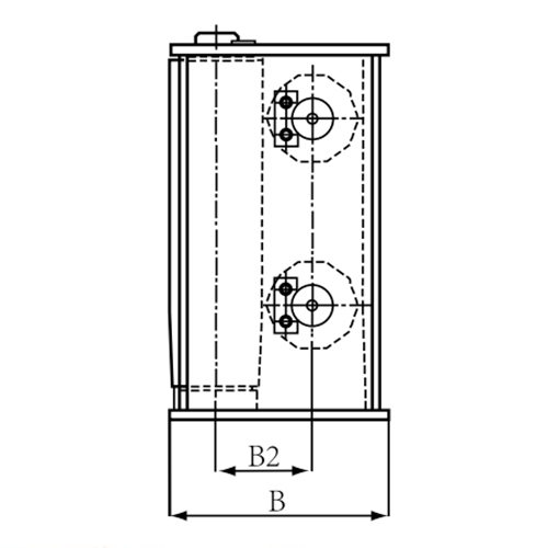 4 rollers fairlead type BB size chart 2