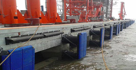 Application of GD Type Marine Rubber Fender