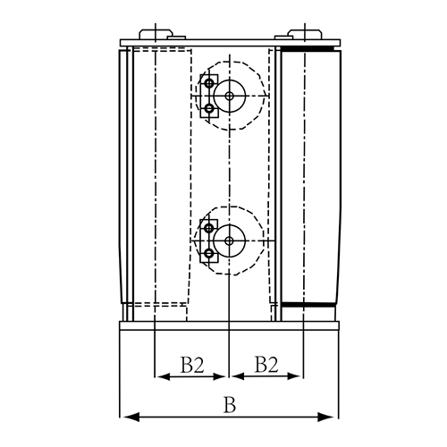 five-roller fairlead Type C size chart 2