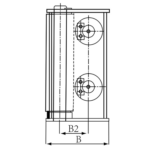 seven-roller fairlead Type D size chart 2